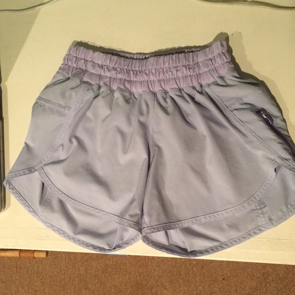 Lululemon Lavendar Tracker shorts